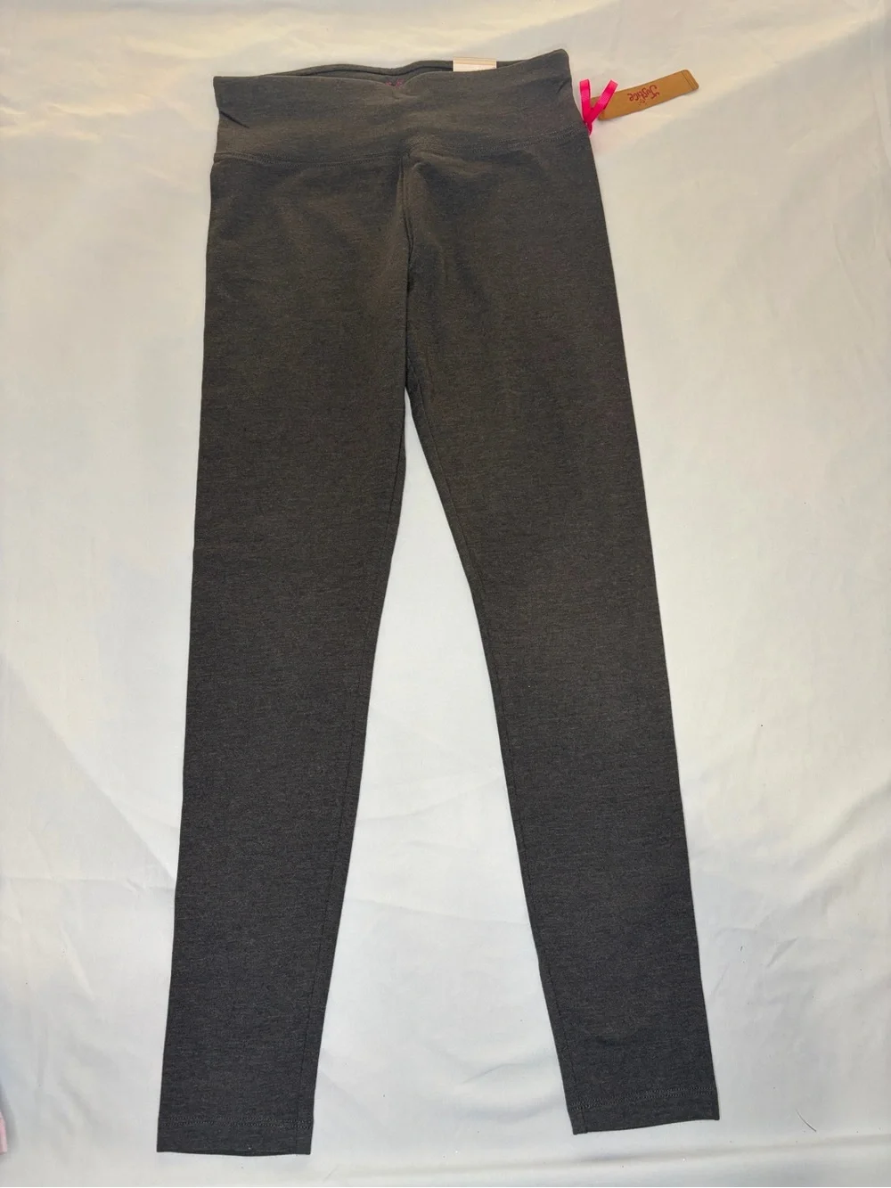 Lot of 3 Justice Girls' Tie-Dye, Black & Gray Leggings Size L 12/14 New